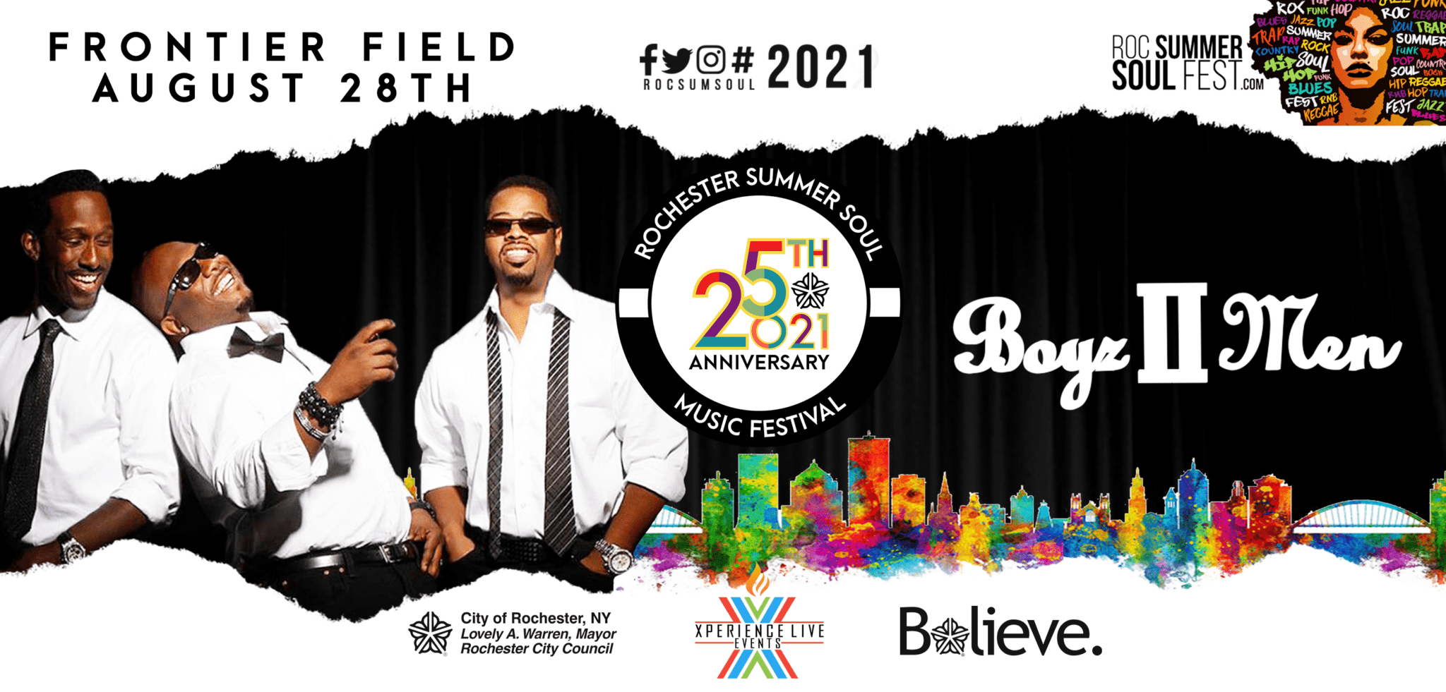 Boyz II Men among headliners for Roc Summer Soul Fest, tickets now on